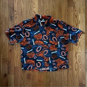 Chicago Bears NFL AOP Button-Up Shirt Size XL